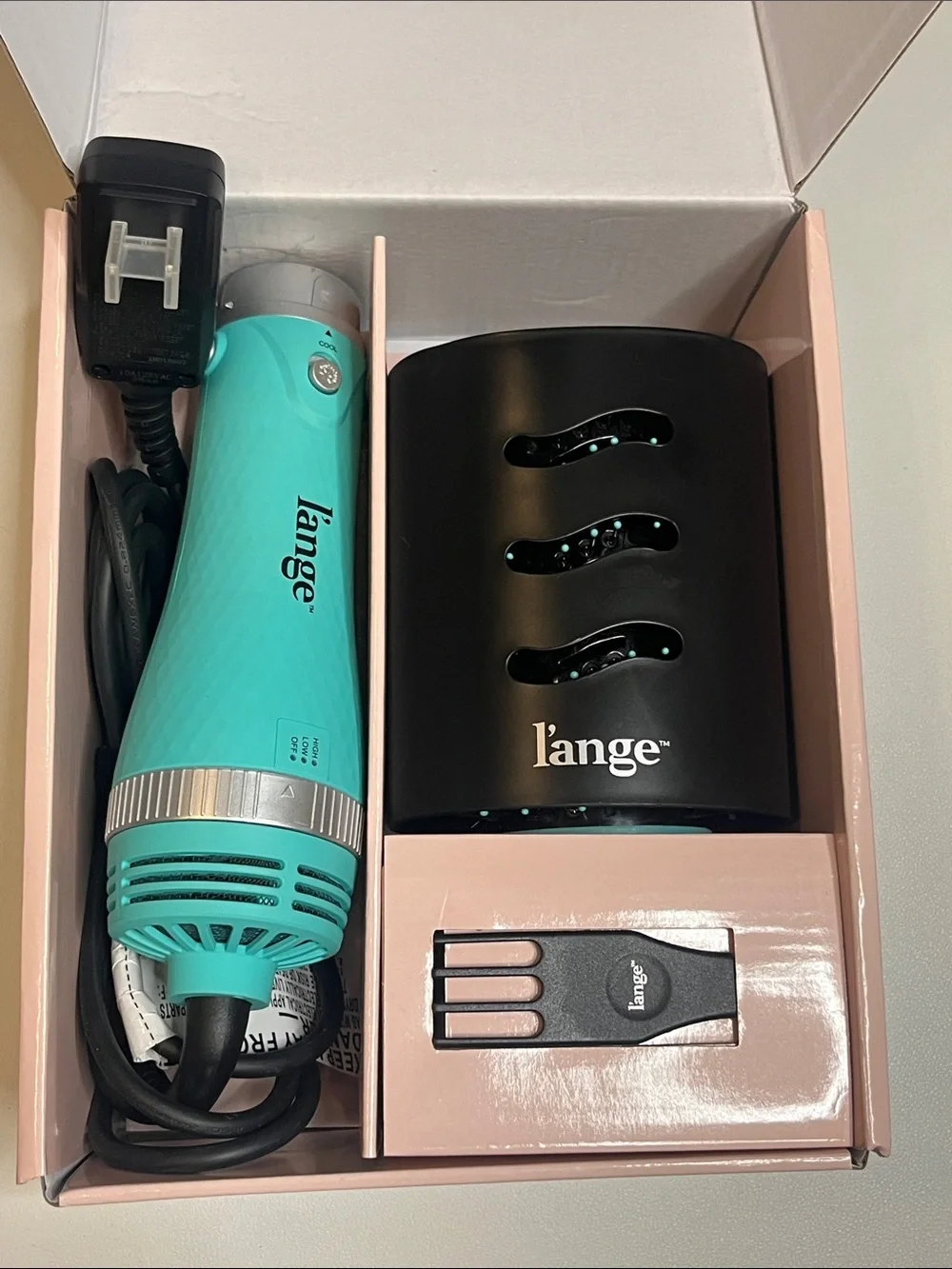 Lange Turquoise Hot Air Styling Brush Set